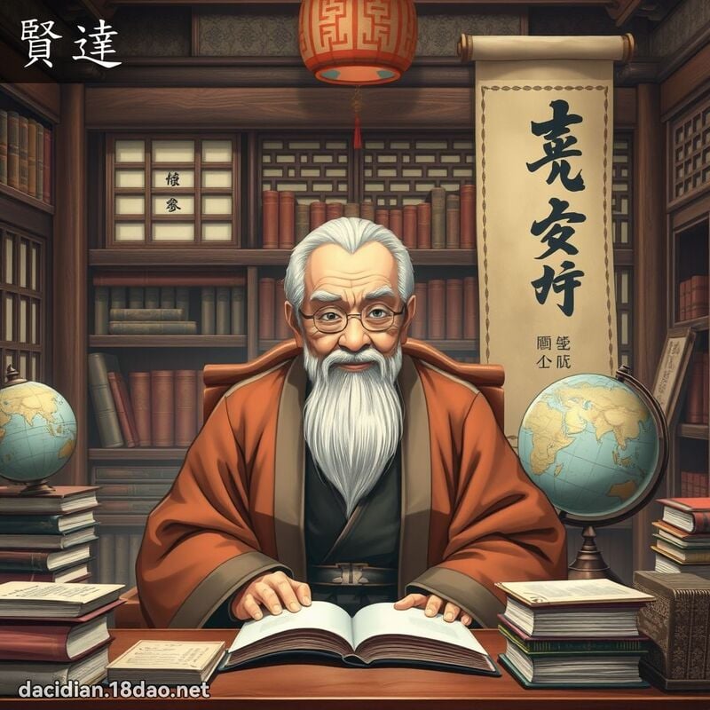 賢達 - 國語大辭典配圖