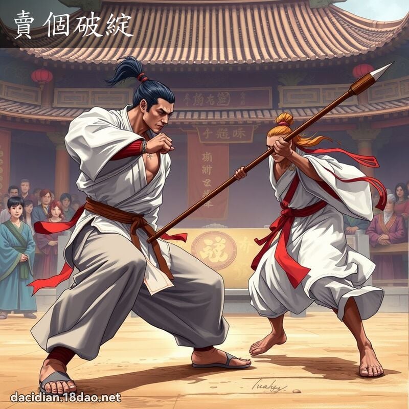 賣個破綻 - 國語大辭典配圖