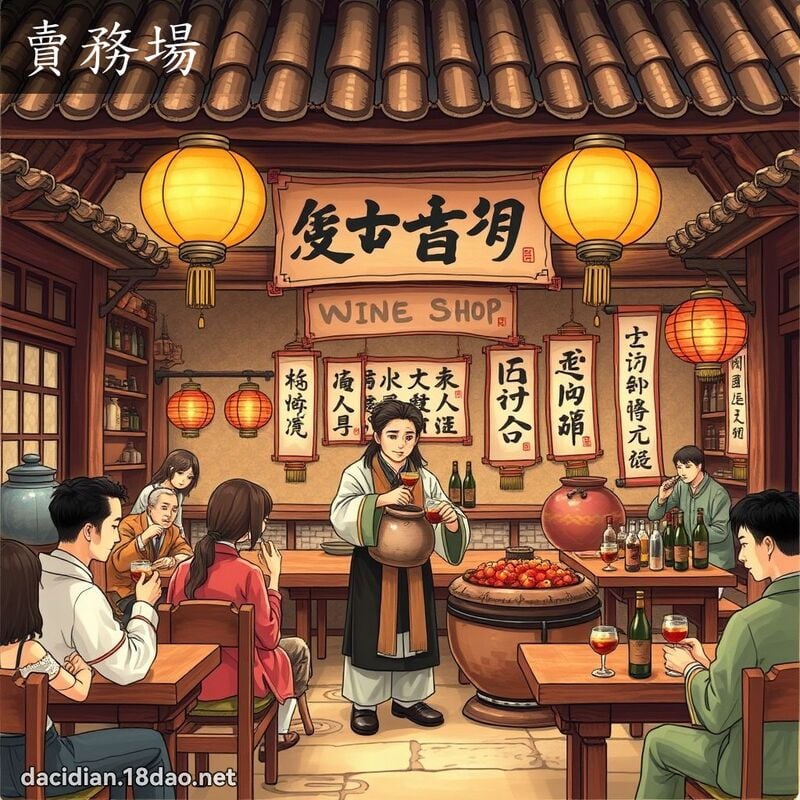 賣務場 - 國語大辭典配圖