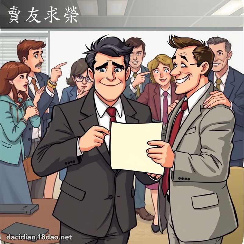 卖友求荣 - 国语大辞典配图