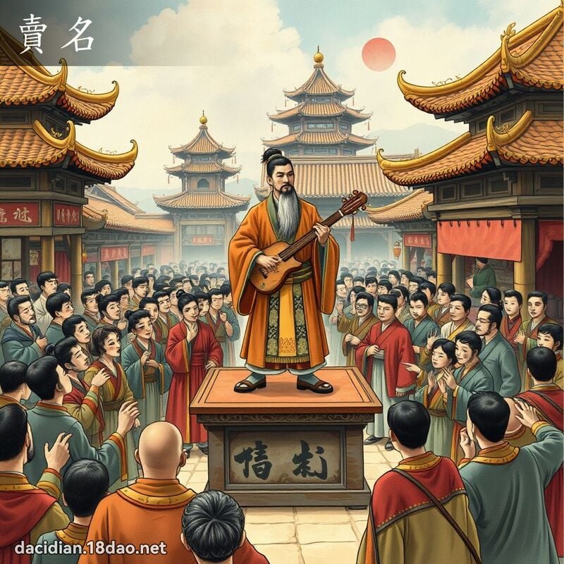 賣名 - 國語大辭典配圖