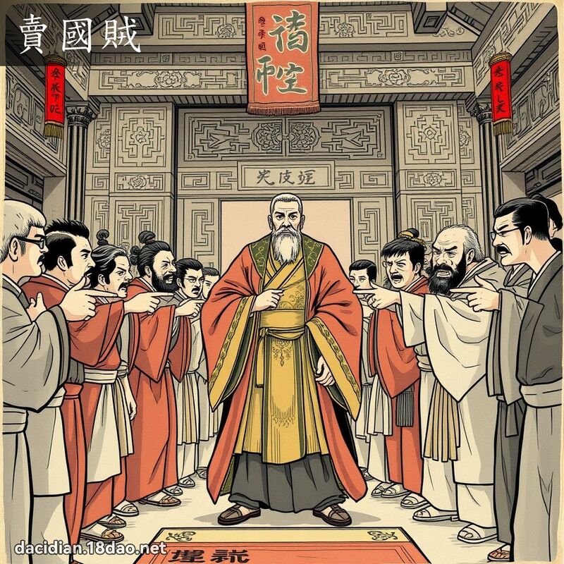 賣國賊 - 國語大辭典配圖