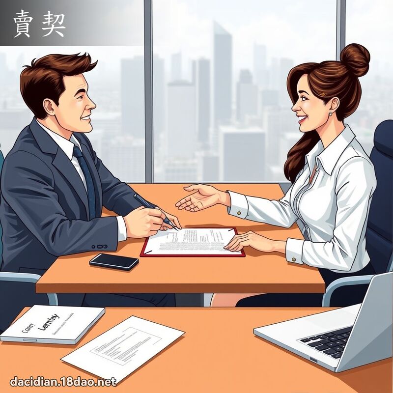 卖契 - 国语大辞典配图