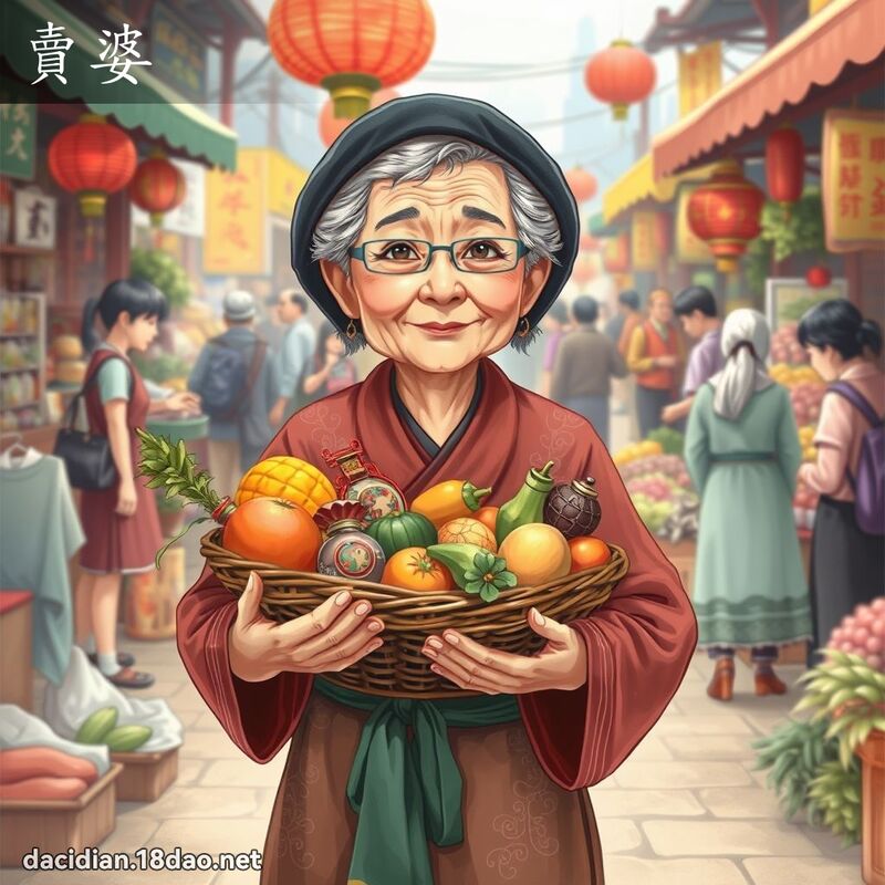 賣婆 - 國語大辭典配圖