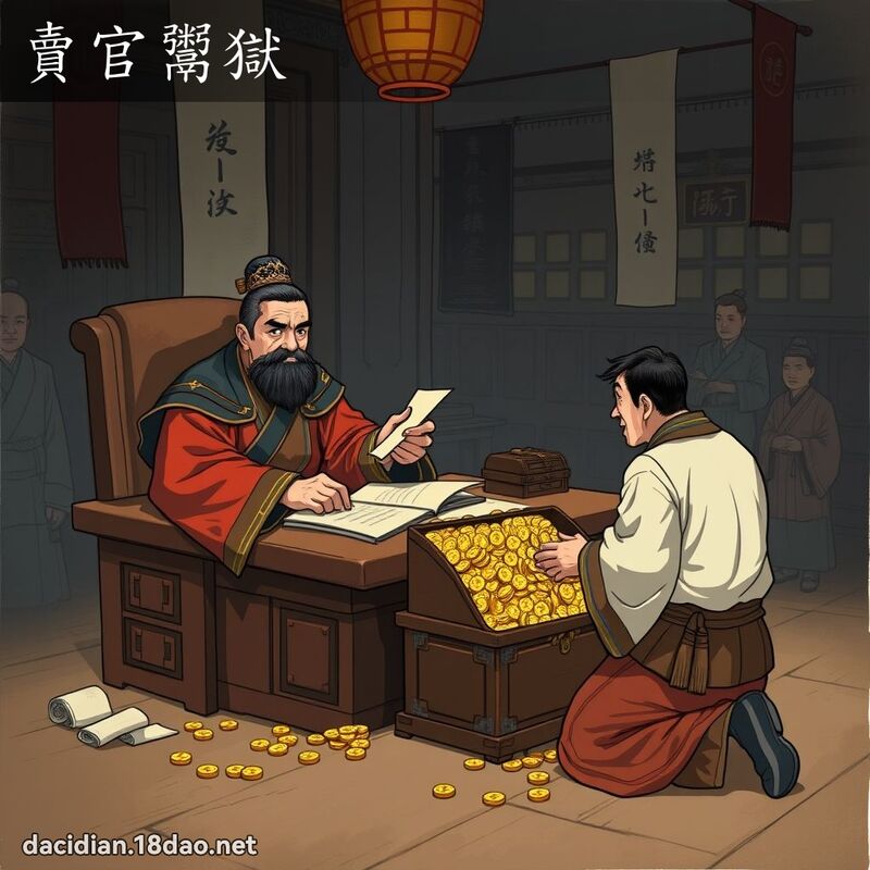 賣官鬻獄 - 國語大辭典配圖