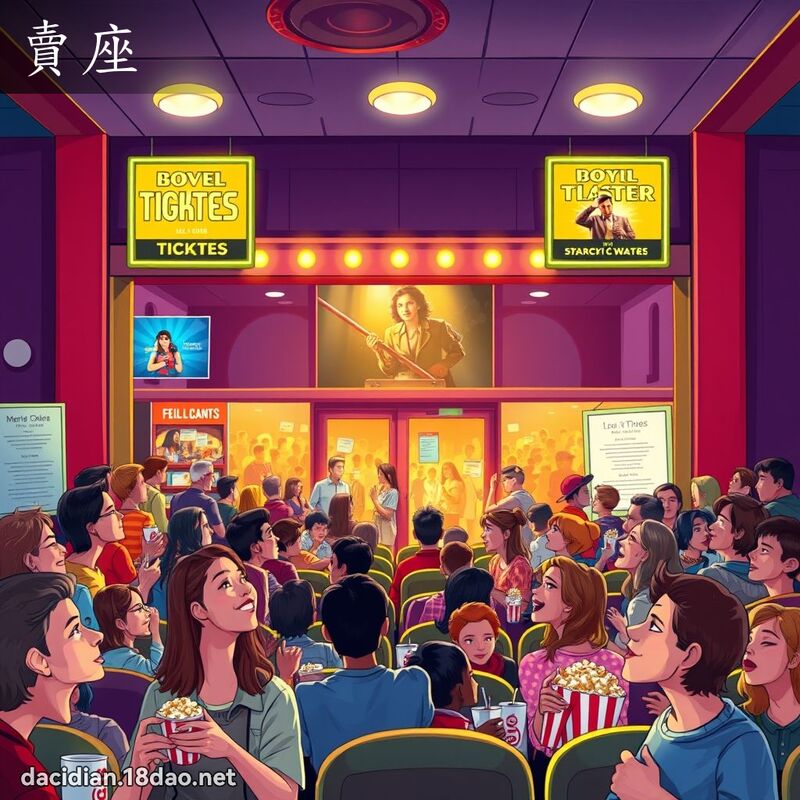 賣座 - 國語大辭典配圖