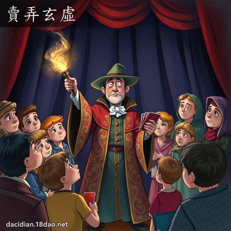 賣弄玄虛 - 國語大辭典配圖