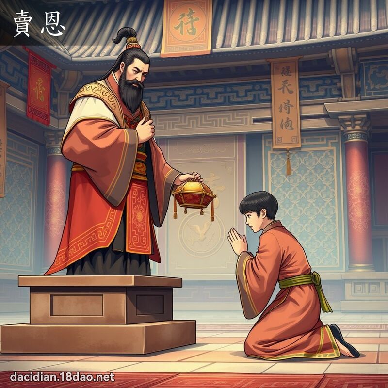 賣恩 - 國語大辭典配圖