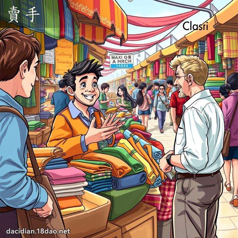 卖手 - 国语大辞典配图