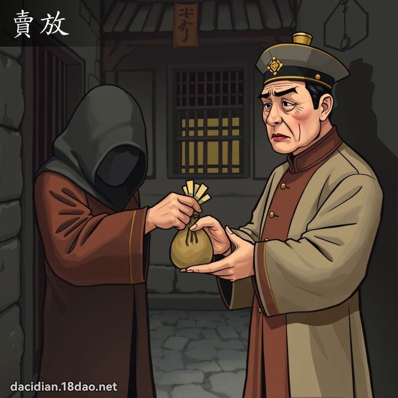 賣放 - 國語大辭典配圖