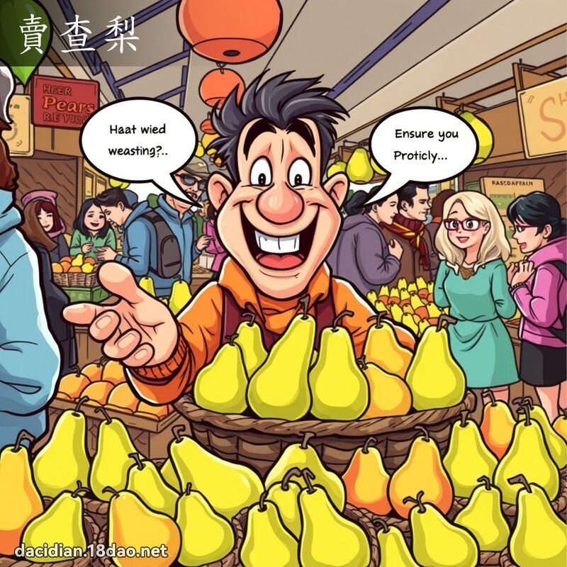 賣查梨 - 國語大辭典配圖