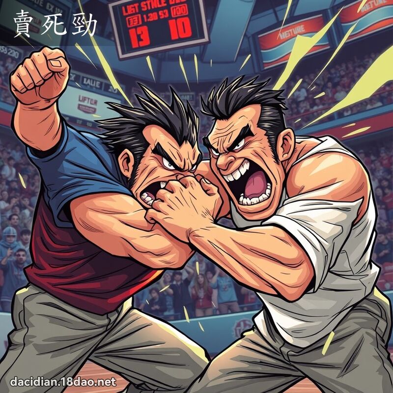 賣死勁 - 國語大辭典配圖