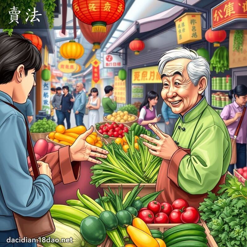 卖法 - 国语大辞典配图