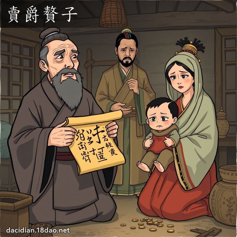 賣爵贅子 - 國語大辭典配圖