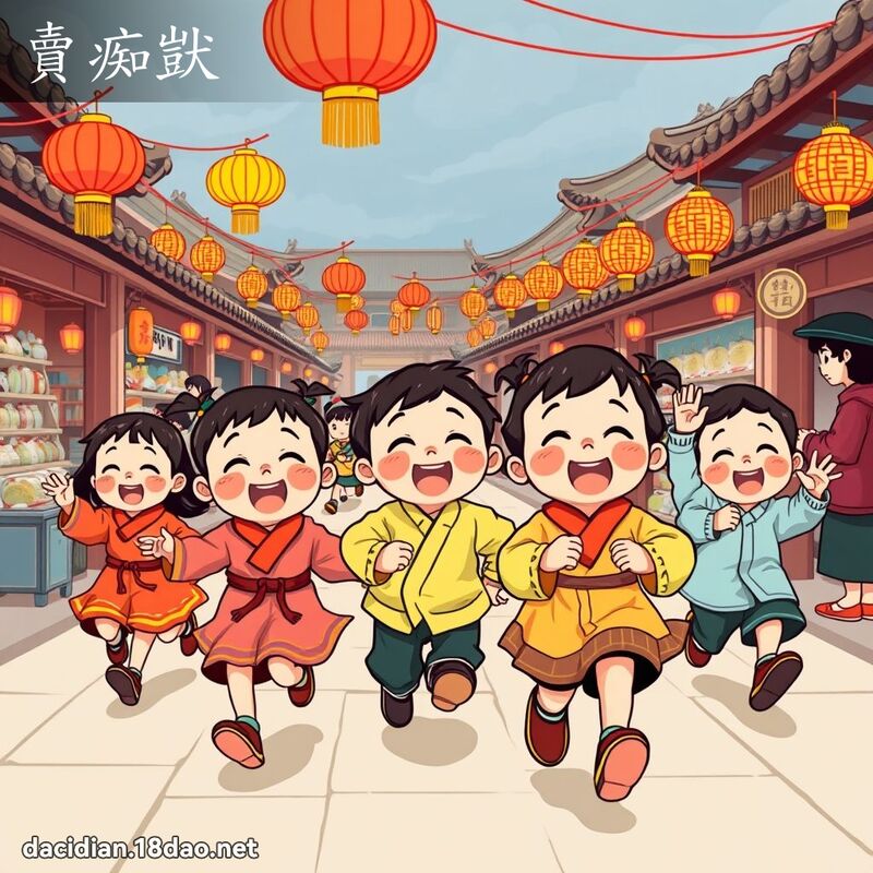 卖痴獃 - 国语大辞典配图