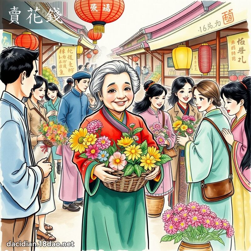 賣花錢 - 國語大辭典配圖