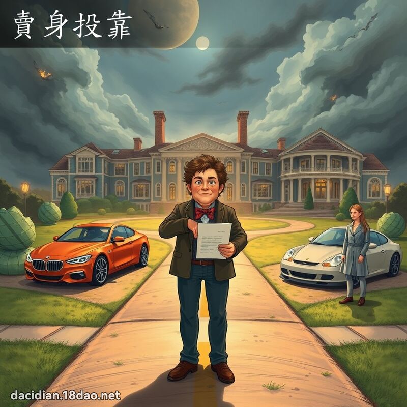 卖身投靠 - 国语大辞典配图