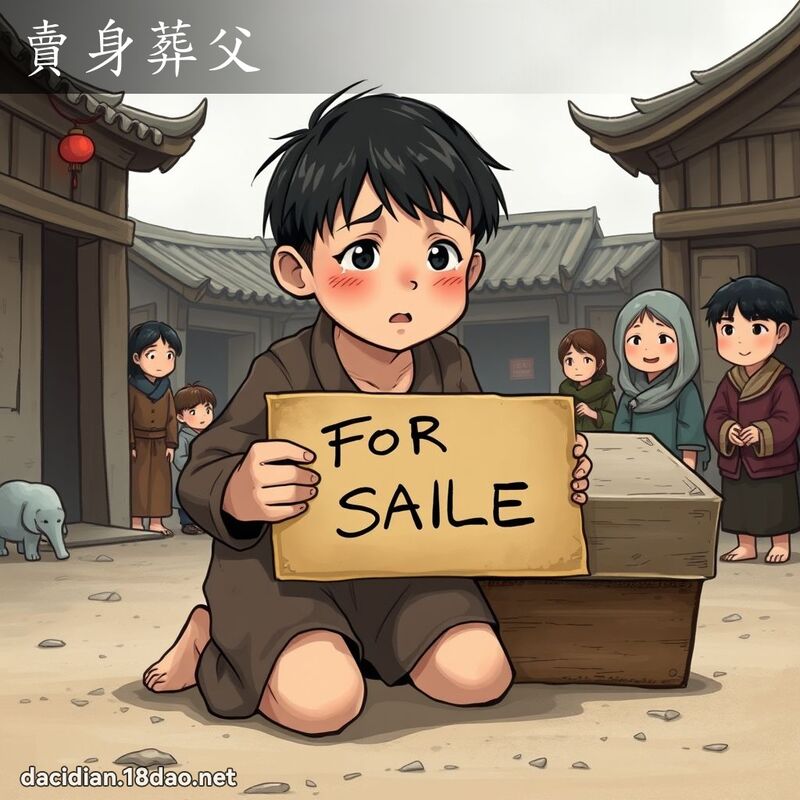 卖身葬父 - 国语大辞典配图