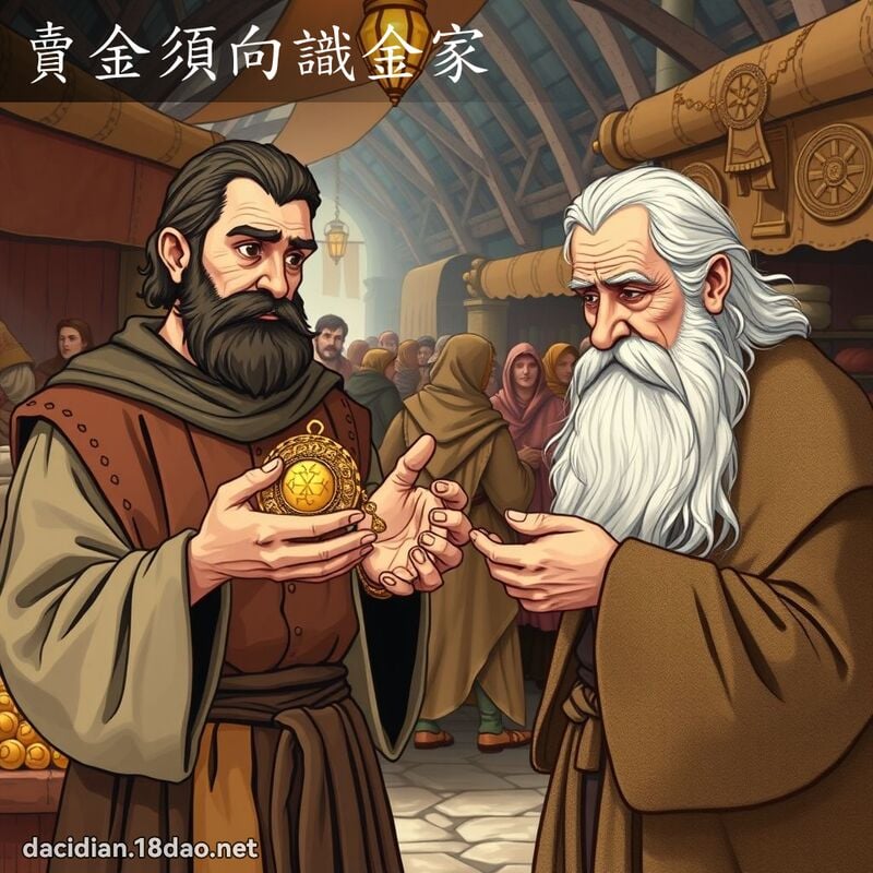 賣金須向識金家 - 國語大辭典配圖