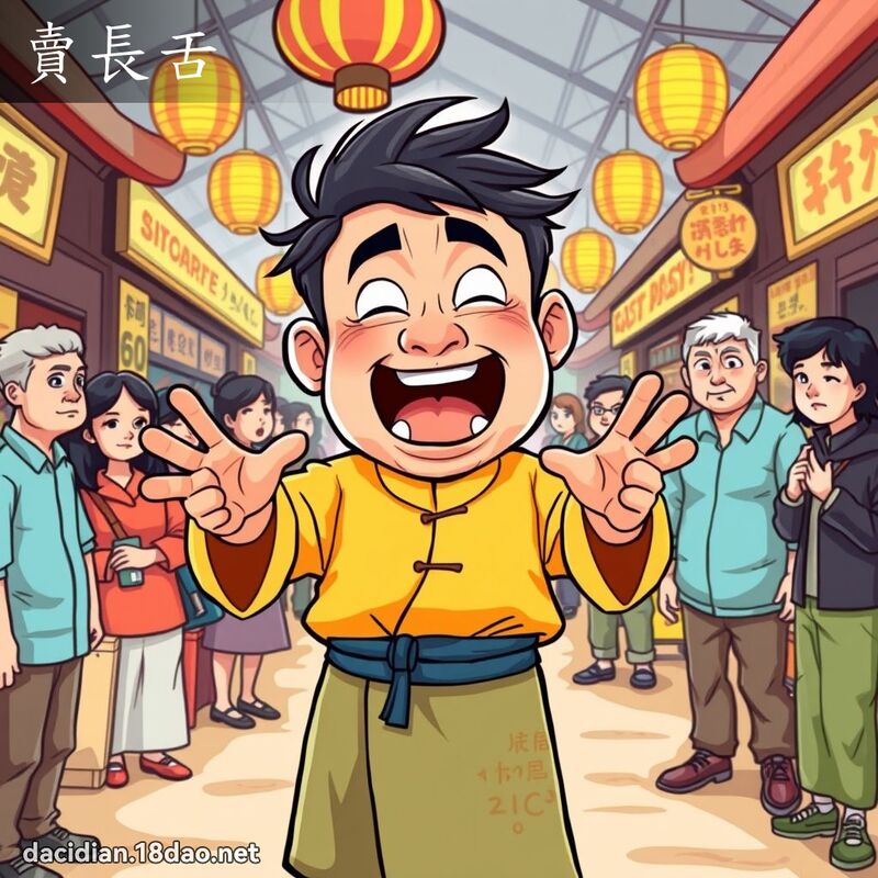 賣長舌 - 國語大辭典配圖