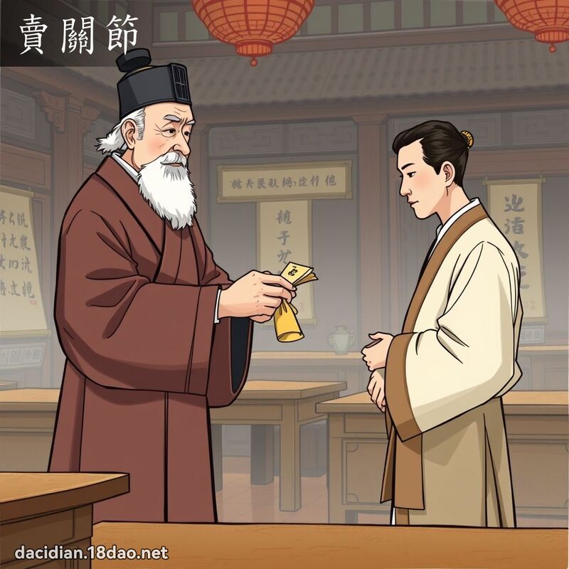 卖关节 - 国语大辞典配图