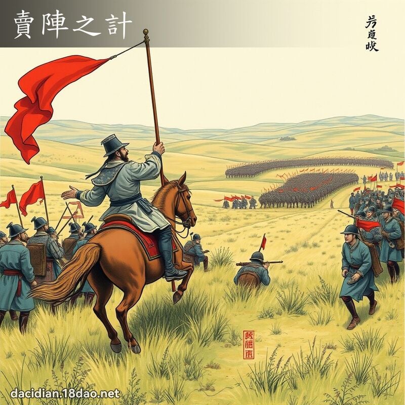 卖阵之计 - 国语大辞典配图