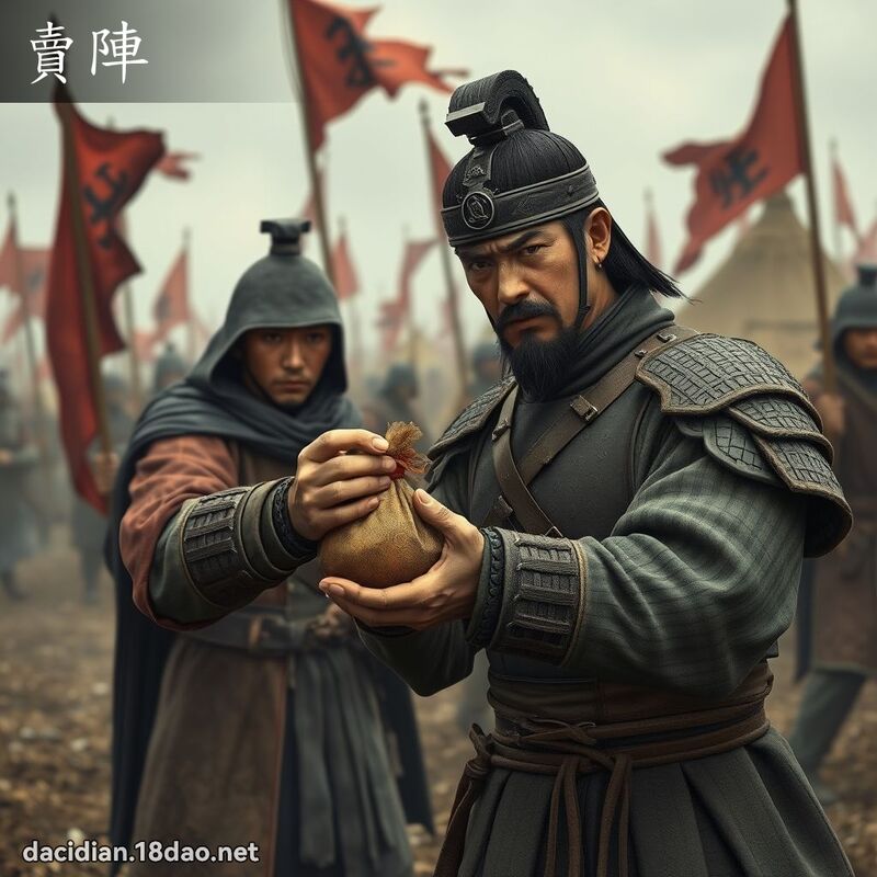 賣陣 - 國語大辭典配圖