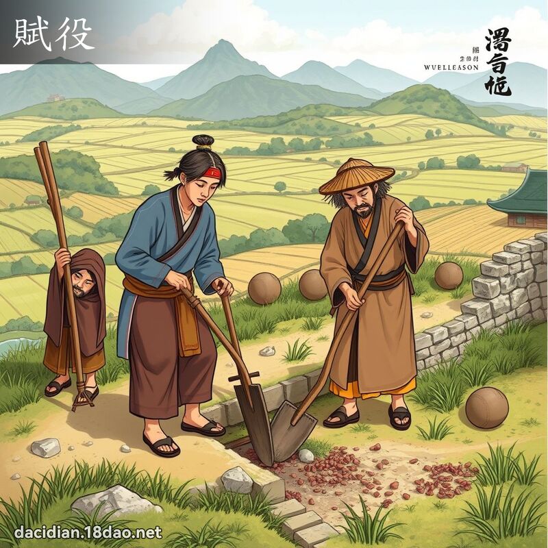 賦役 - 國語大辭典配圖