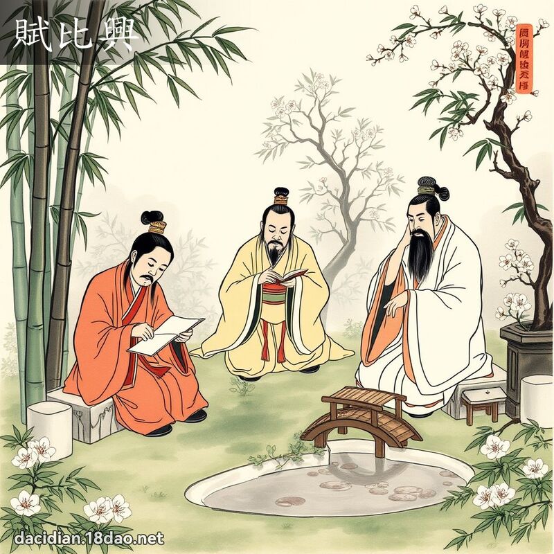 赋比兴 - 国语大辞典配图