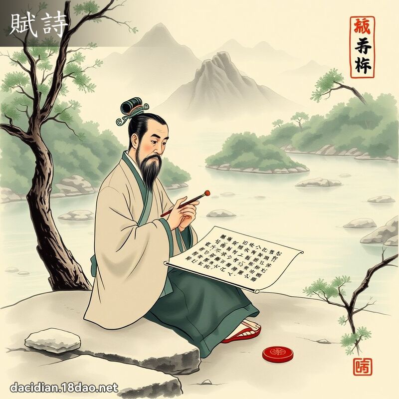 賦詩 - 國語大辭典配圖