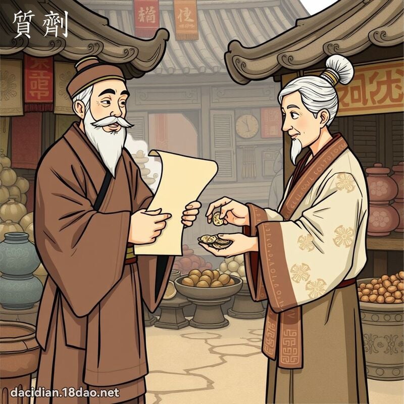 質劑 - 國語大辭典配圖