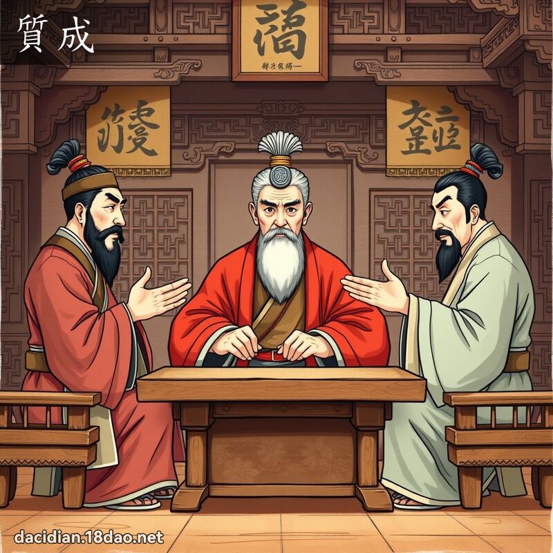 質成 - 國語大辭典配圖