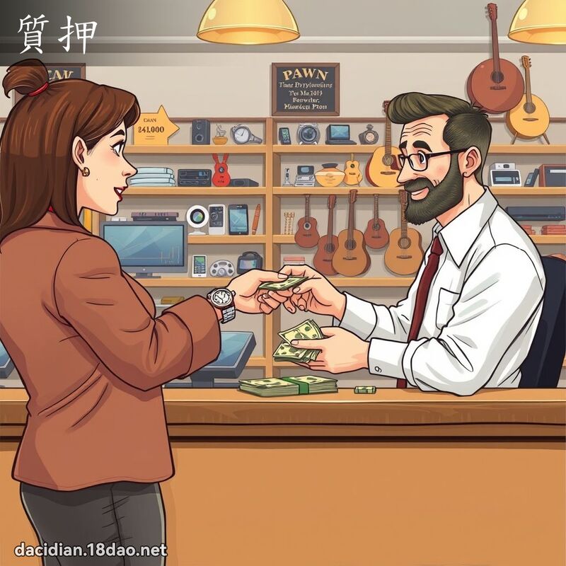质押 - 国语大辞典配图