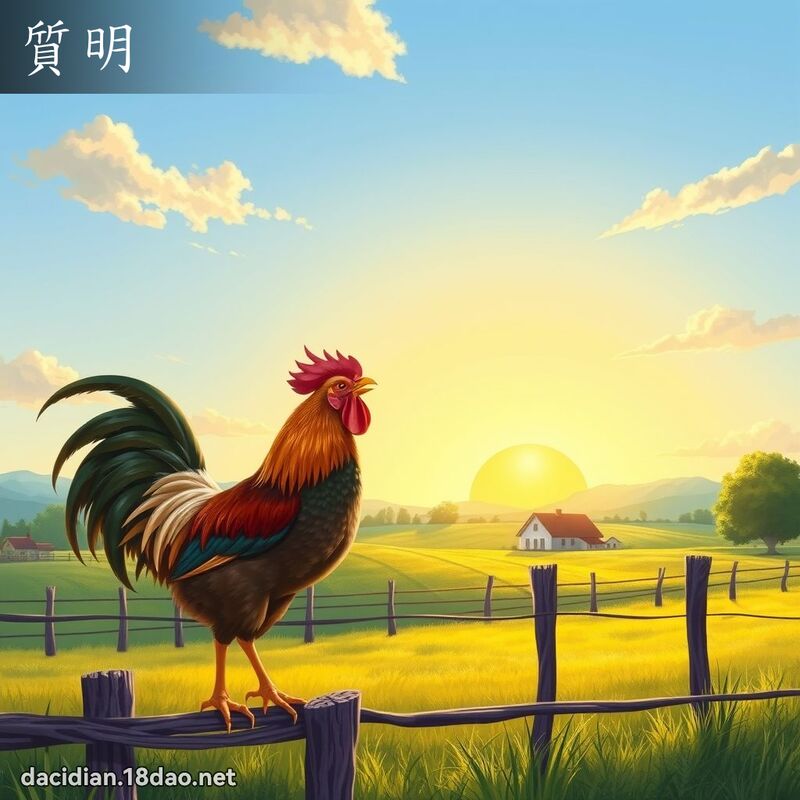 质明 - 国语大辞典配图