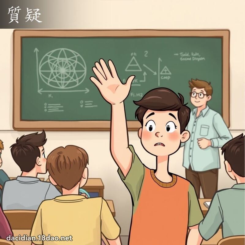 质疑 - 国语大辞典配图