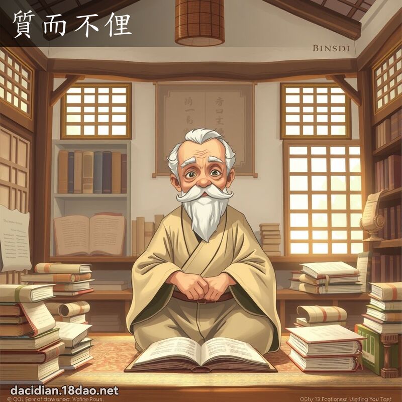 質而不俚 - 國語大辭典配圖