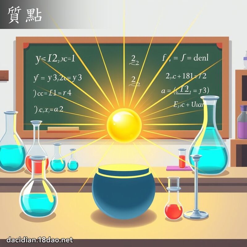 质点 - 国语大辞典配图