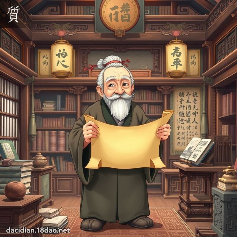 汉字: 质 (多音字)