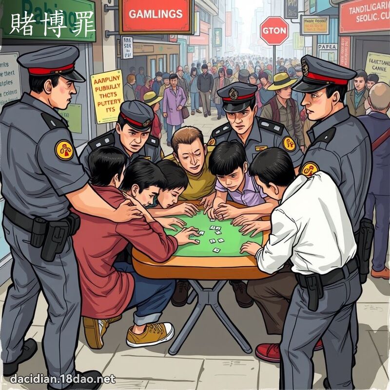 赌博罪 - 国语大辞典配图