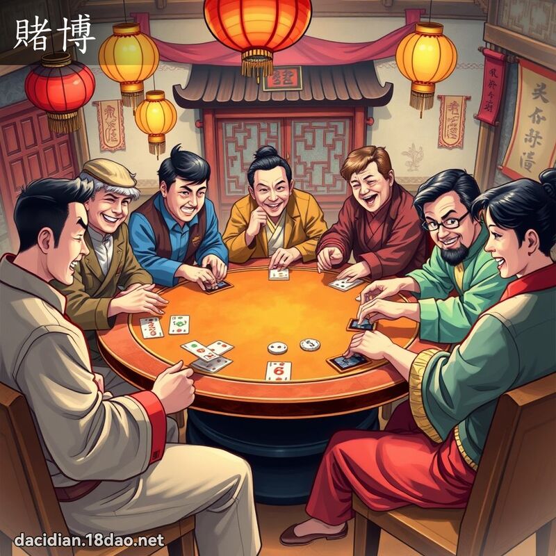 賭博 - 國語大辭典配圖