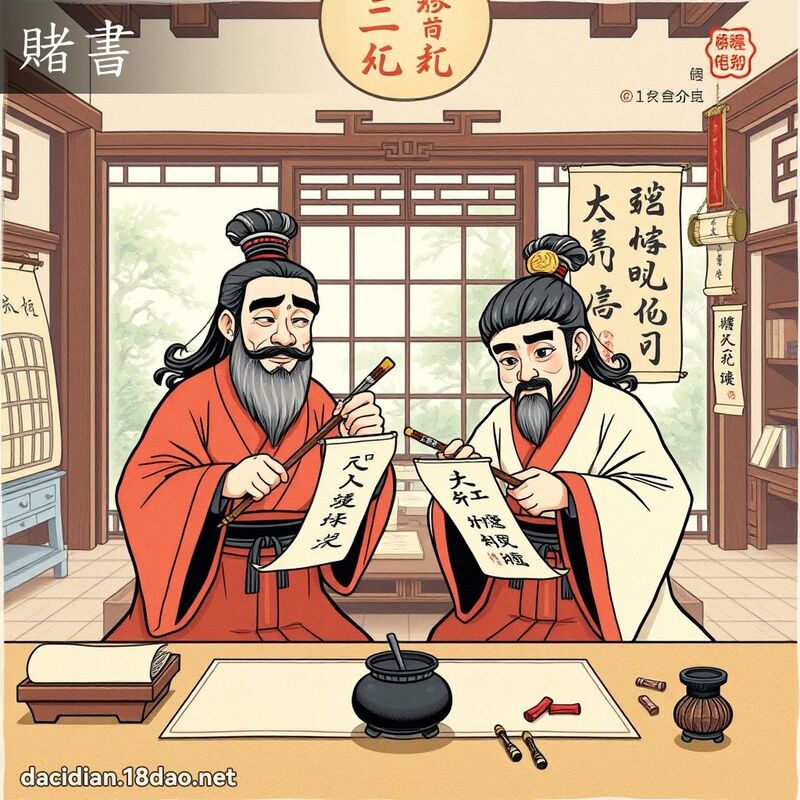 赌书 - 国语大辞典配图