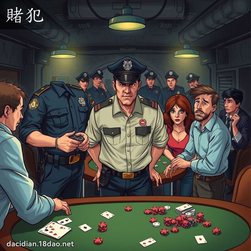 赌犯 - 国语大辞典配图