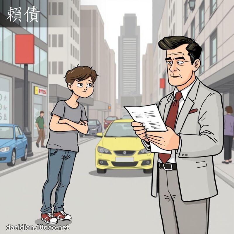 賴債 - 國語大辭典配圖