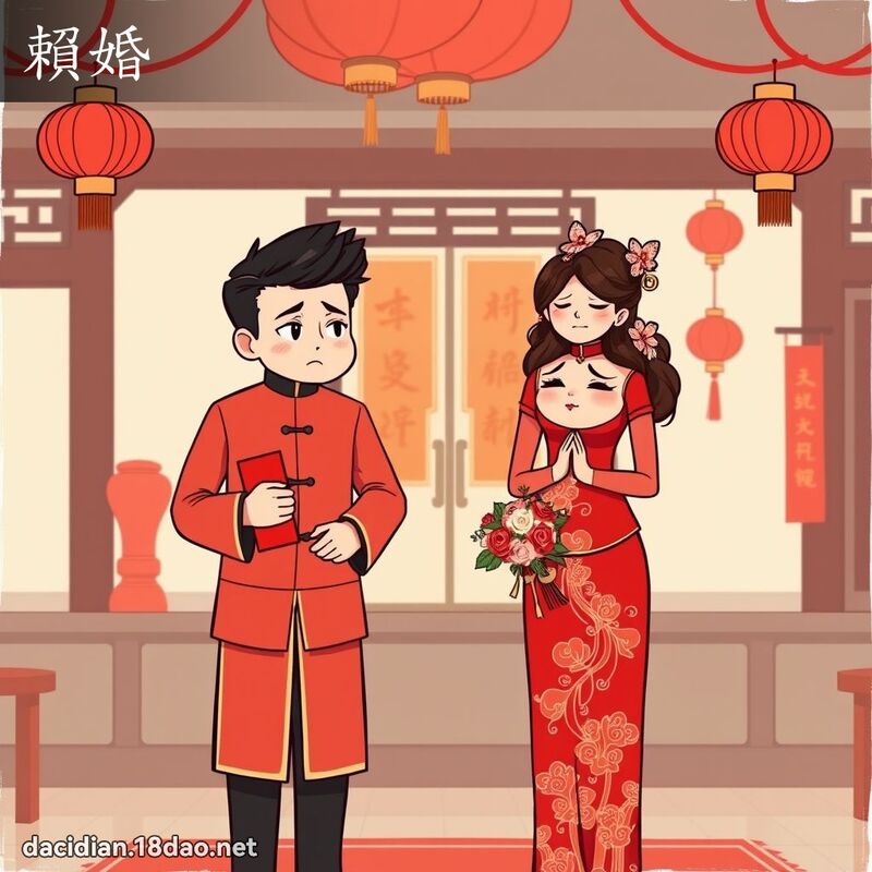 赖婚 - 国语大辞典配图