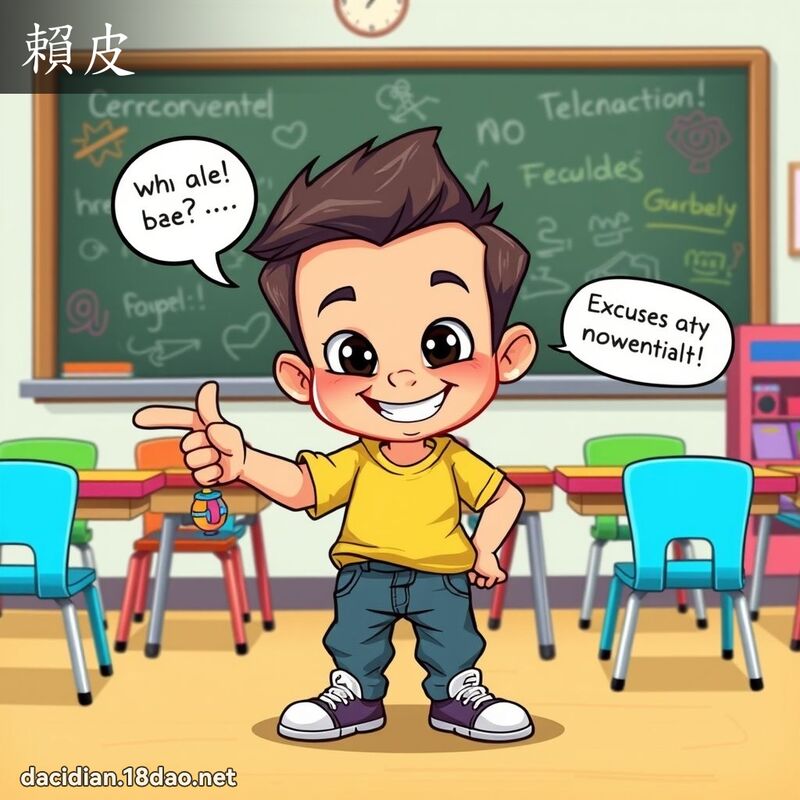 赖皮 - 国语大辞典配图