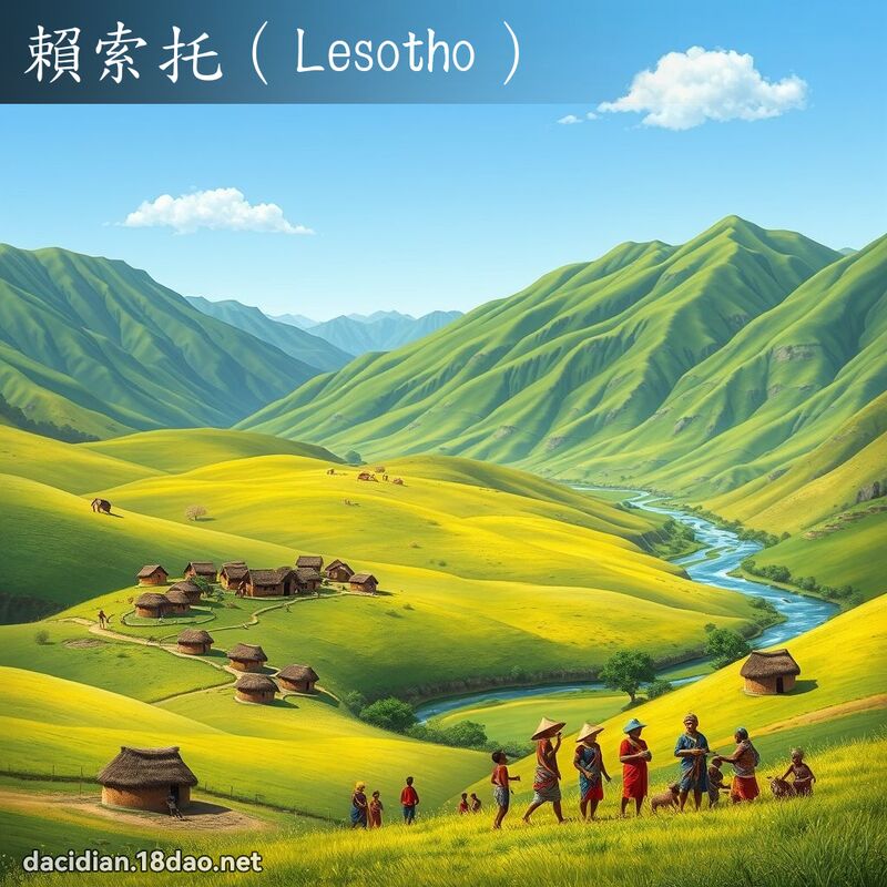 賴索托（Lesotho） - 國語大辭典配圖