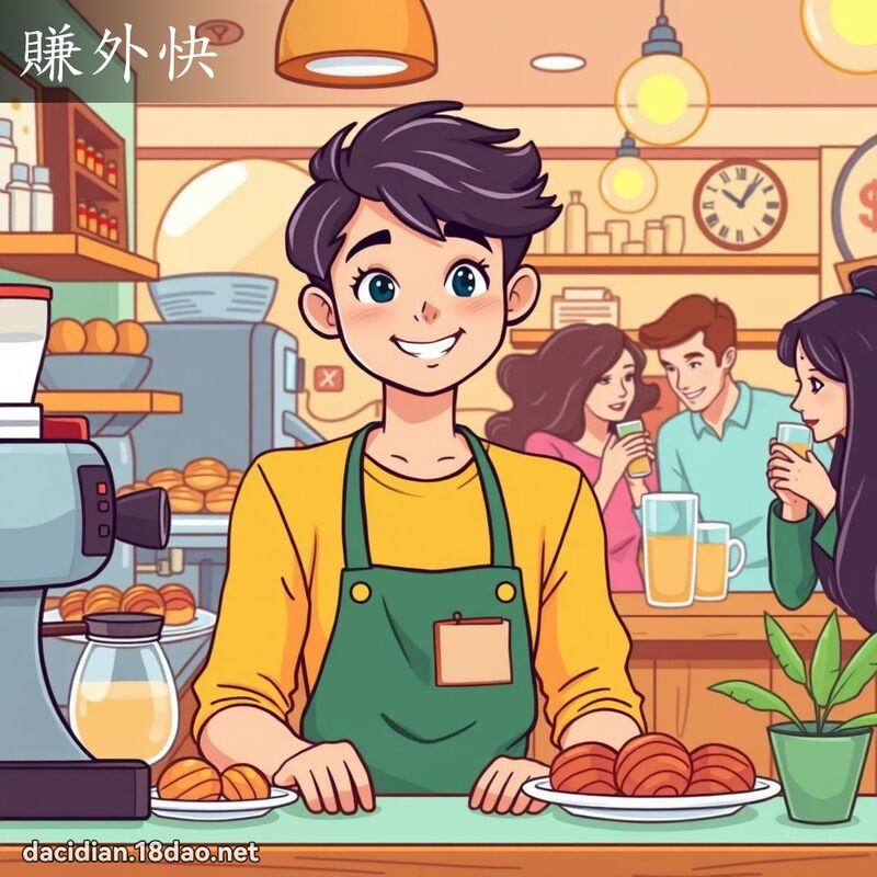 赚外快 - 国语大辞典配图