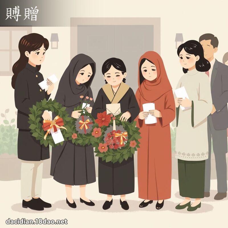 賻赠 - 国语大辞典配图
