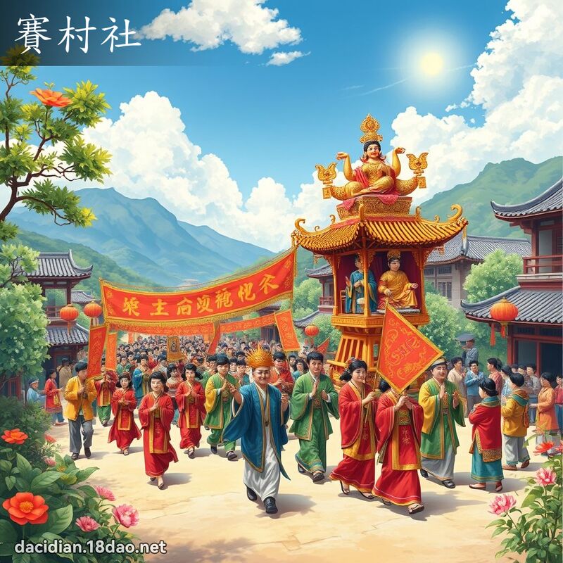 赛村社 - 国语大辞典配图