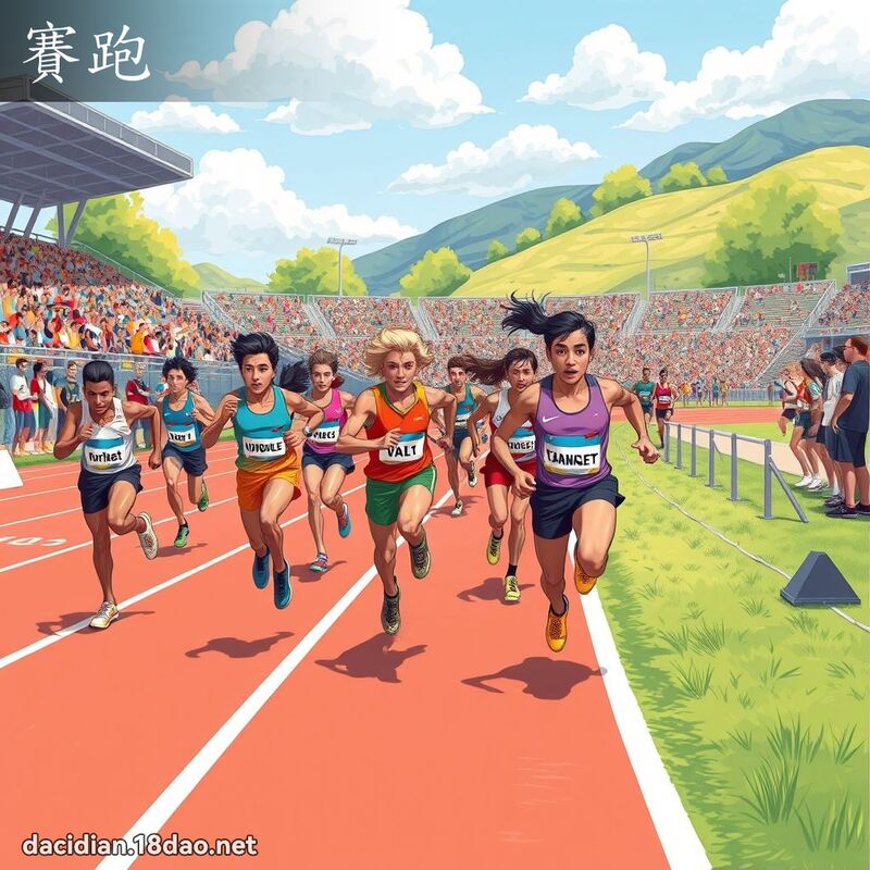 赛跑 - 国语大辞典配图